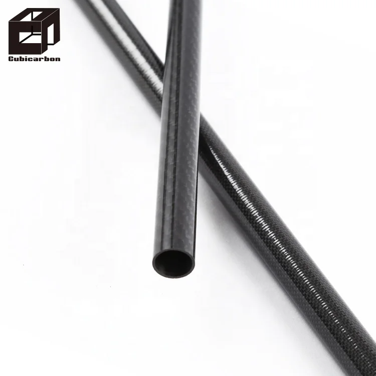 FRP fiberglass tube 3K glossy fiber glass carbon fiber composite tubes