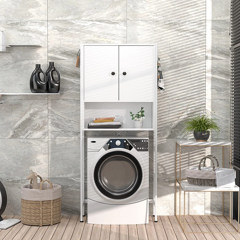 Деревянная полка для унитаза на заказ стиральной машины шкаф хранения экономия места ванной комнаты