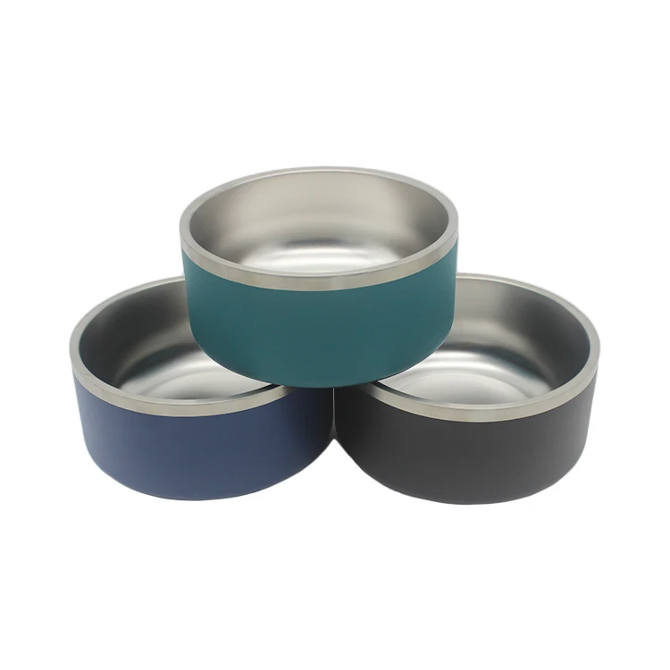 Manufacture Direct Sale Pet Bowls New Design 32oz 64oz Dog Bowl Custom Stainless Steel Insulated Bowl