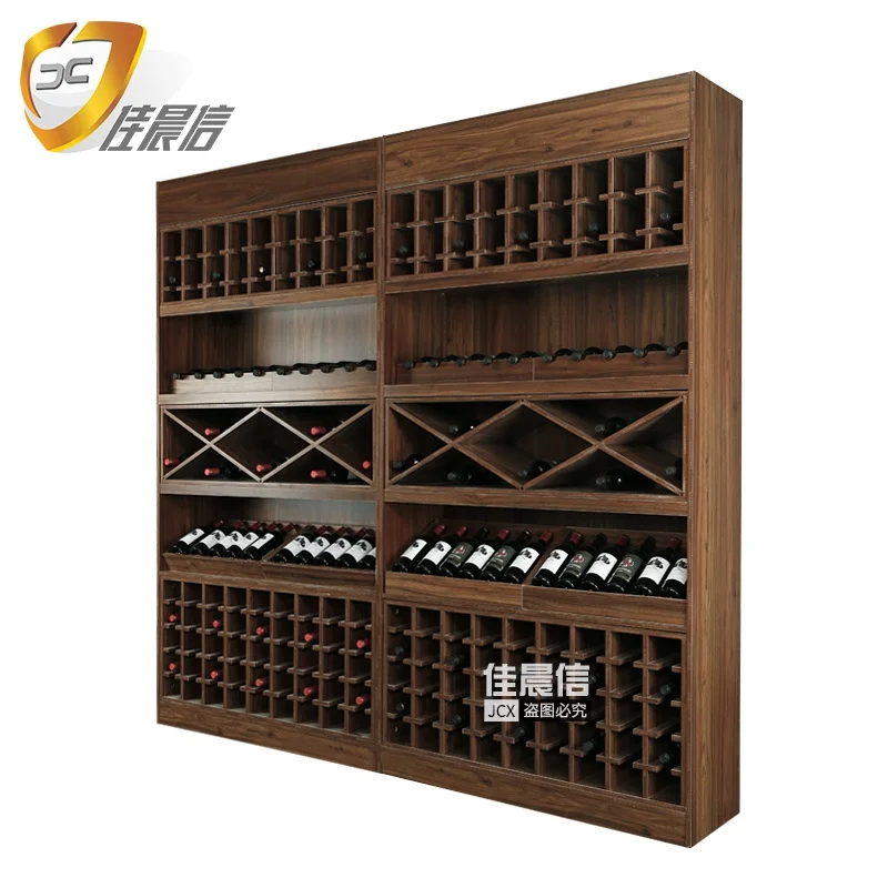High-end Cherry Wood Wine Cabinet Wood Wine Shelf Wine Rack For Sale