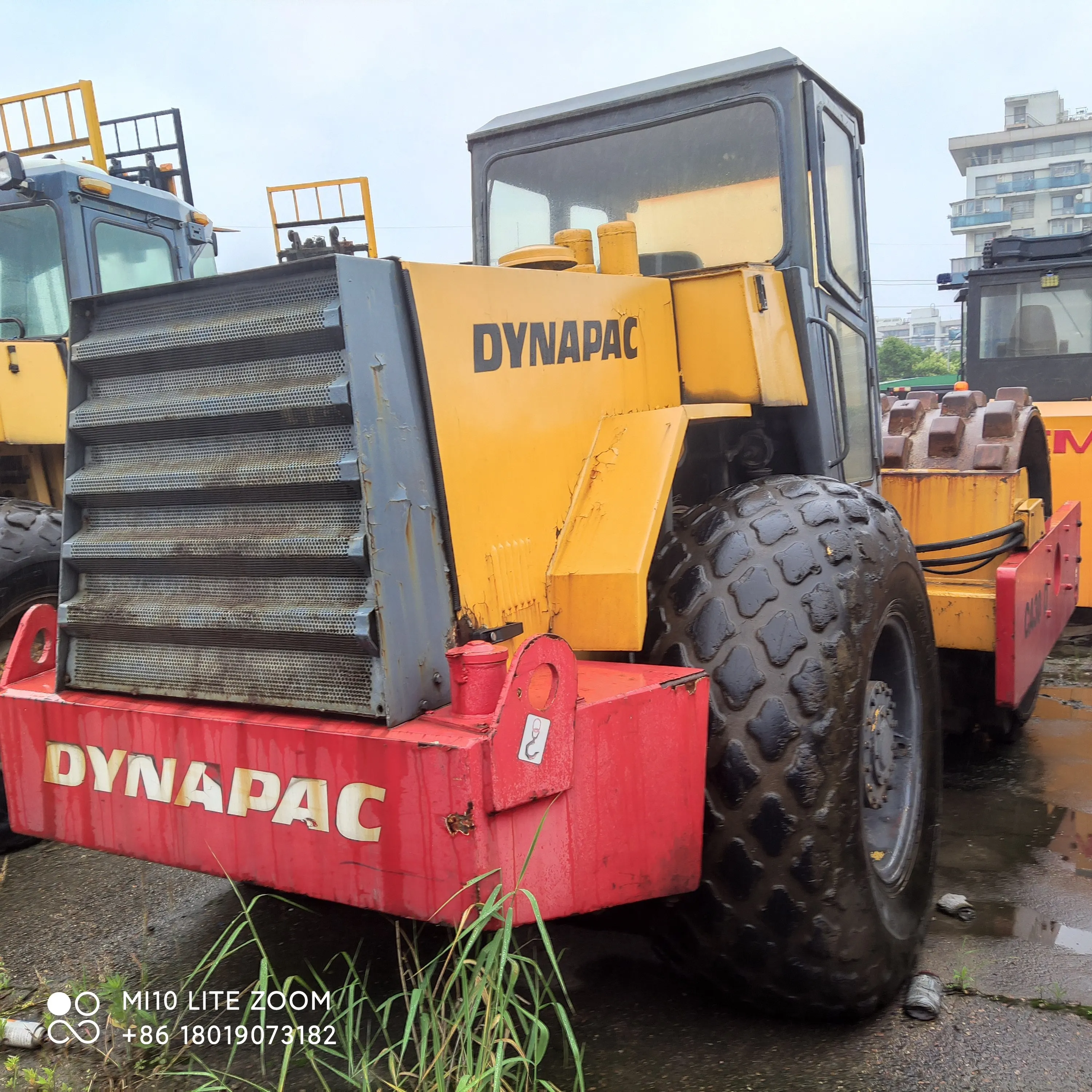 
Used Road Roller Dynapac CA301D Compactor Dynapac 12 ton padfoot compactor 