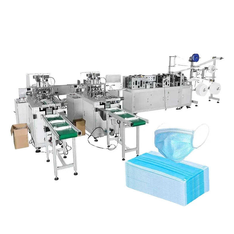 Полностью автоматическая машина для изготовления одноразовых масок для лица E.P, нетканые индийские