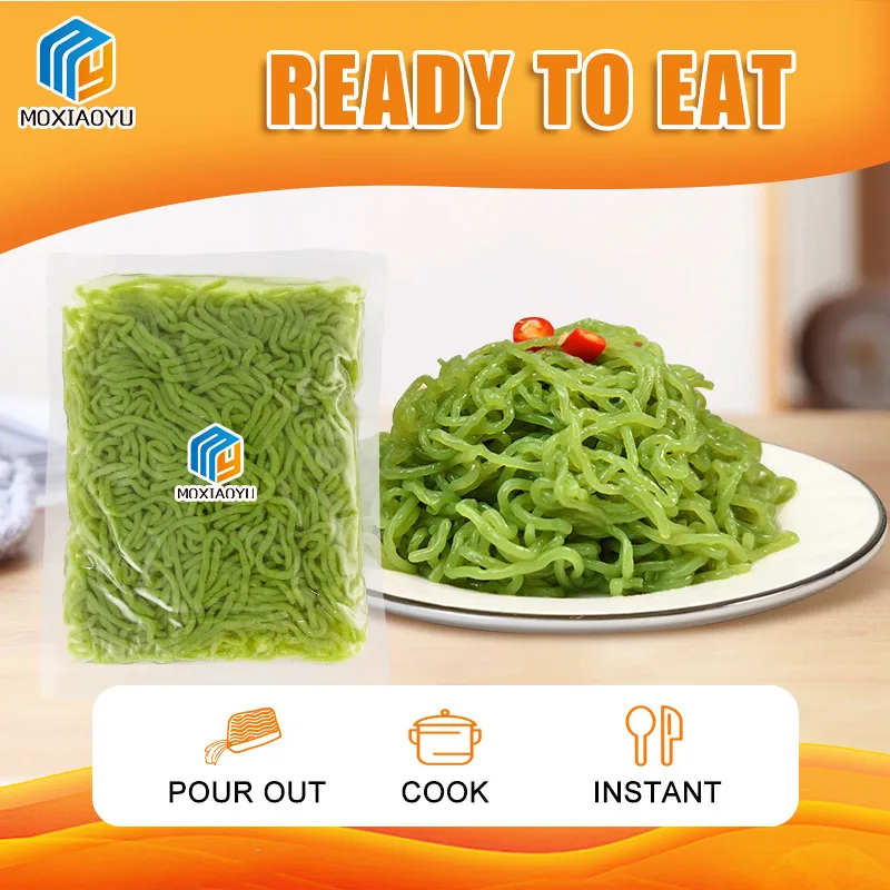 Moxiaoyu Free Sample Gluten Free Shirataki Spaghetti Diabetic Food Konjac Spinach Noodles