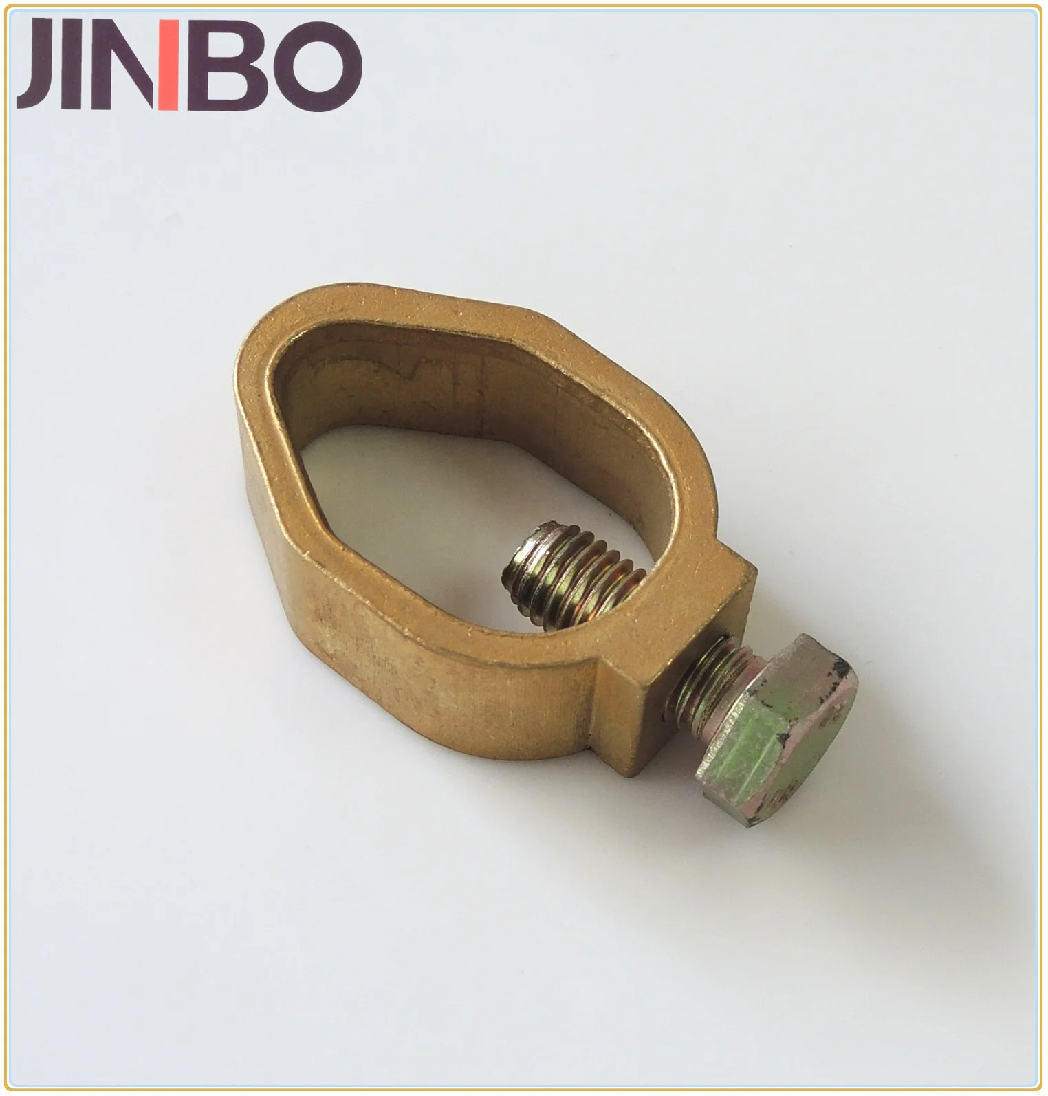 Jinbo lightning protection grounding rod clamp electrical cable joined earthing clamps
