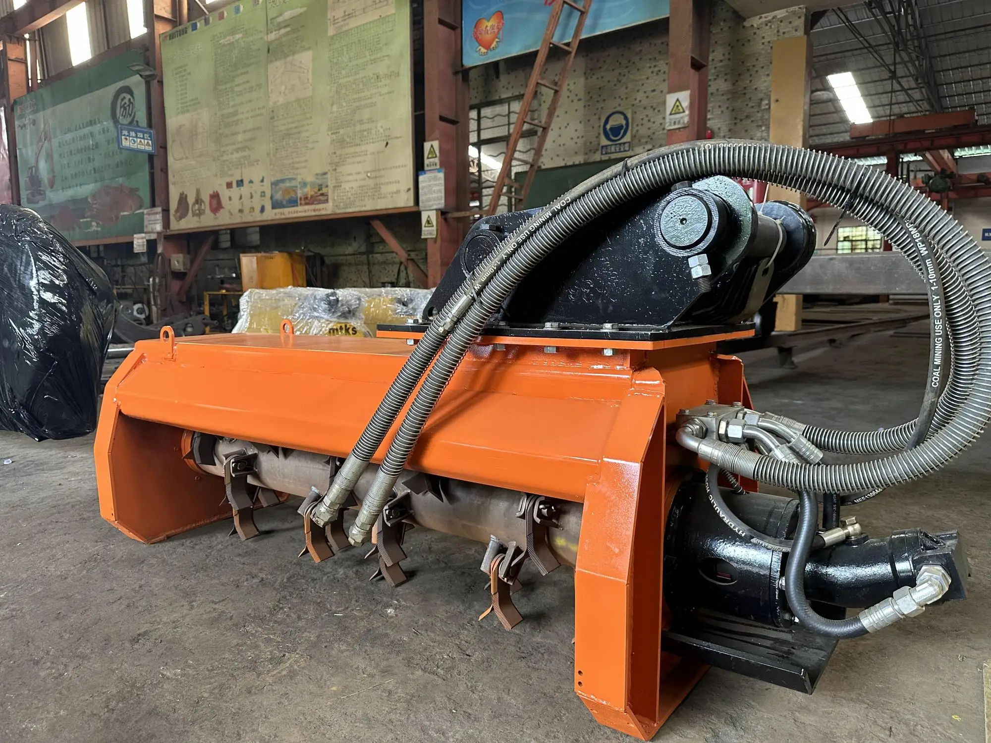 Factory Supplier Operate Width 600/1000/1400/2000MM Weeding Flail/Hay Mower Sharp Blades 2-30 Ton Excavator TB PC CAT New Motor