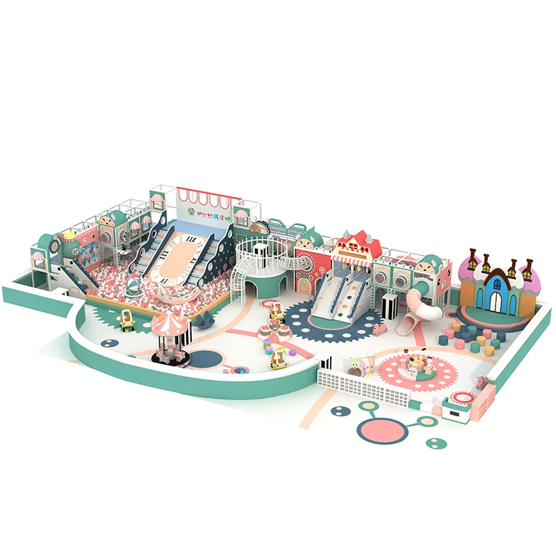 Naughty Castle Indoor Large and Small Playground Equipment Indoor Play Baby Playground Sets Indoor Customized Design mazes
