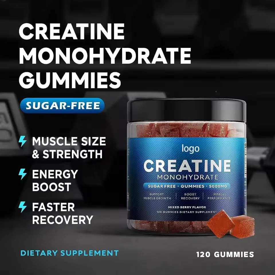 High Standard Pre Workout Creatine Monohydrate Gummies Supplement Energy Gummy Creatine Gummies For Muscle Growth