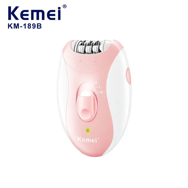 Kemei-189B перезаряжаемый электрический эпилятор с USB-зарядкой