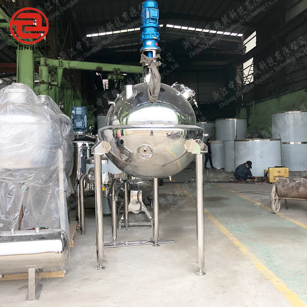 Factory Price Custom Stainless Steel Cosmetic Homogenizer Vessel Food Tomato Spices Sauce Powder Emulsifying Tank mixing machine