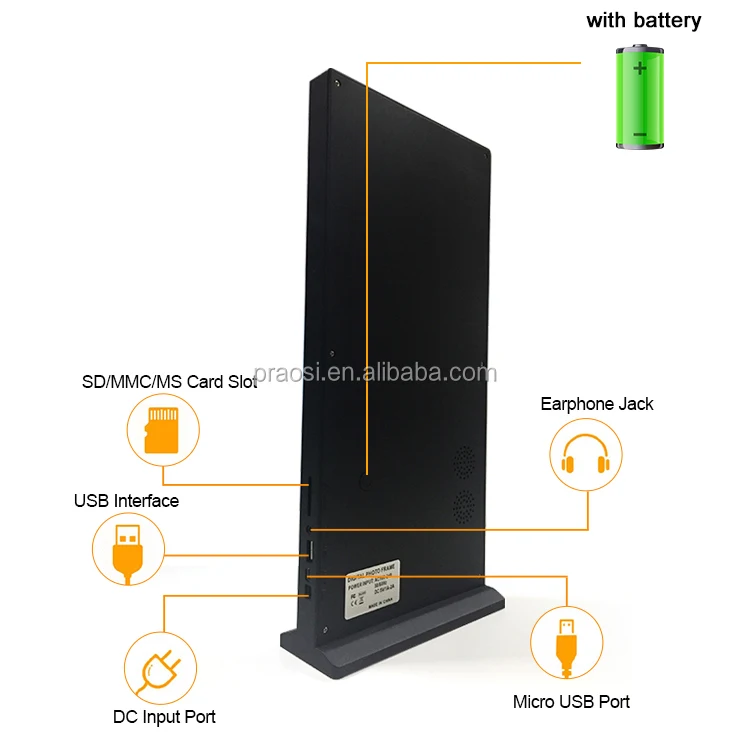 Cheap Android WiFi Touch Screen Built in Battery Table Desk Lcd Advertising Player 10 10.1 Inch