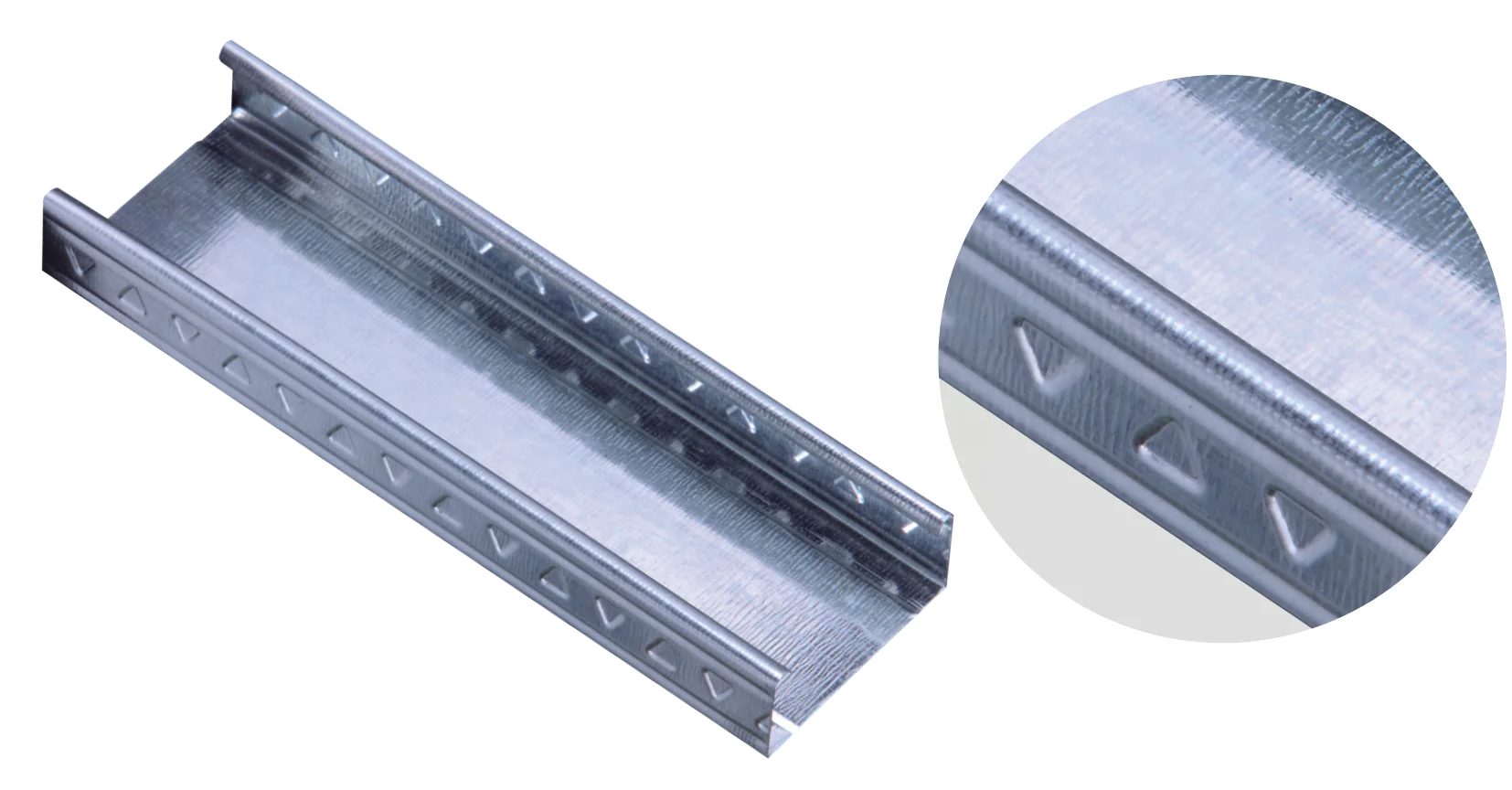 Galvanized Metal Profile for Gypsum Board, Drywall Partition, Suspended Ceiling System