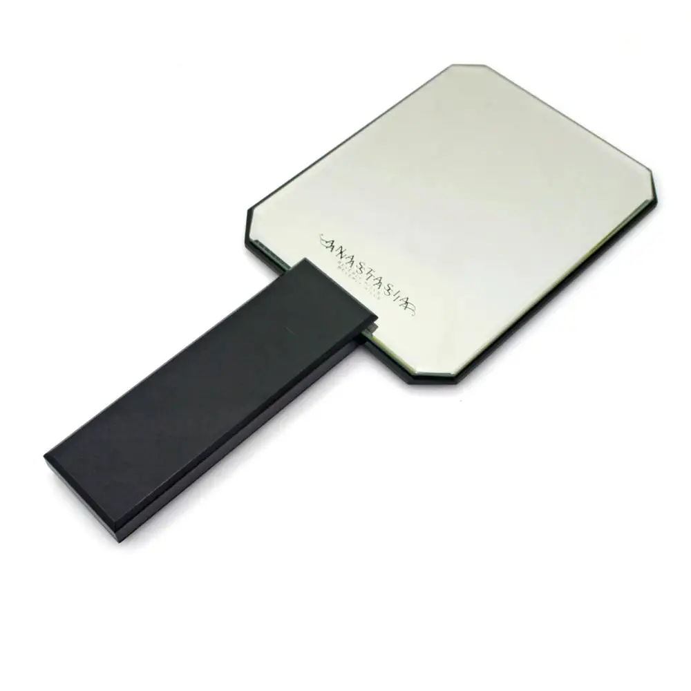 Custom Travel Size Hand Mirror Private Label Square Espejo Miroir Pocket Handheld Vanity Makeup Mirror for Women