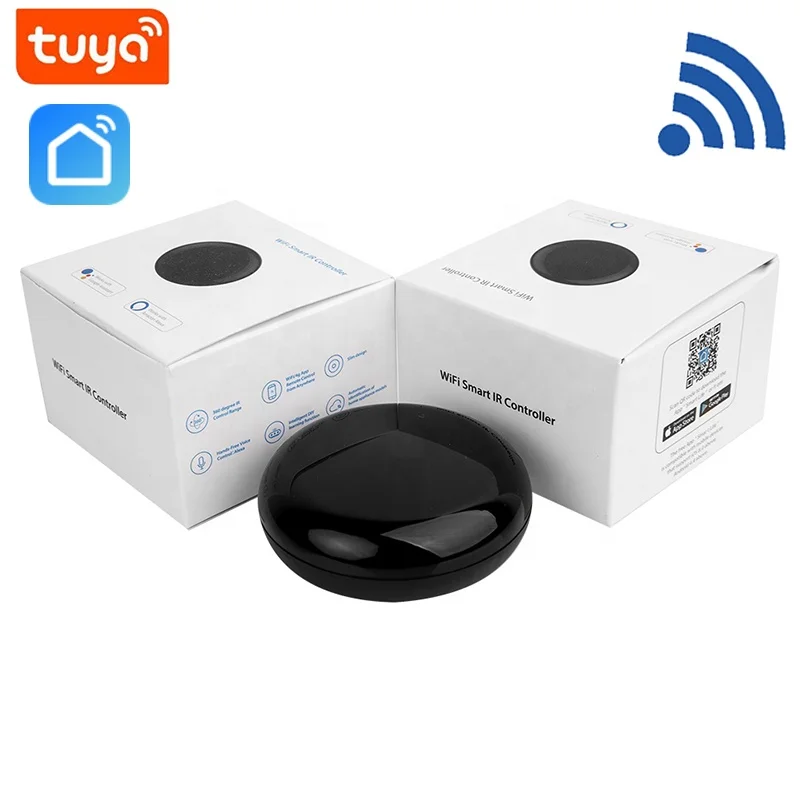 Universal Wireless Smart IR Blaster remote control used by Smart Home phone app for TV/AC/STB/DVD/VIDEO PLAYER