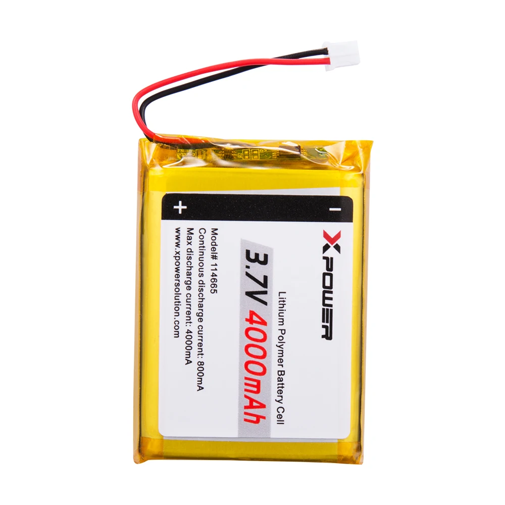 Xp114665 Pouch Lithium Polymer Battery 4000mah 3.7v For The Smart Clock