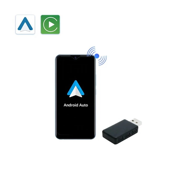 Прямая Продажа с завода портативный беспроводной мини-адаптер CarPlay Android Auto USB AI Box Wi-Fi для большинства автомобилей
