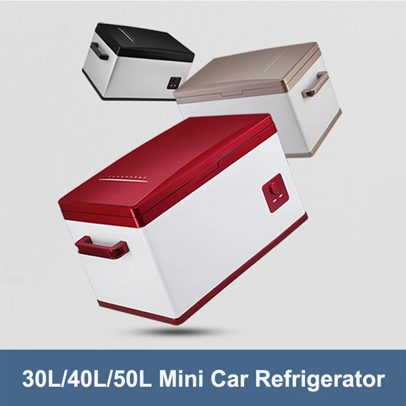 12v Dc 220v Ac Car Fridge Portable Refrigerator Compressor Car Mini Fridge Portable Refrigerator