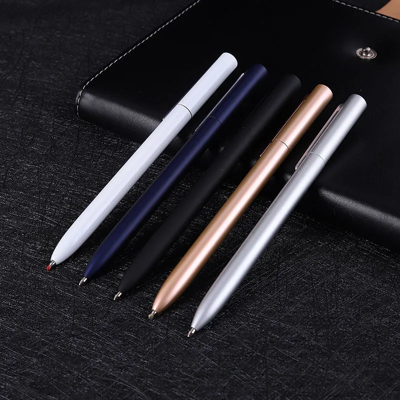 2021Exquisite portable Metal Rollerball pen business custom logo gift Printing Gel pen