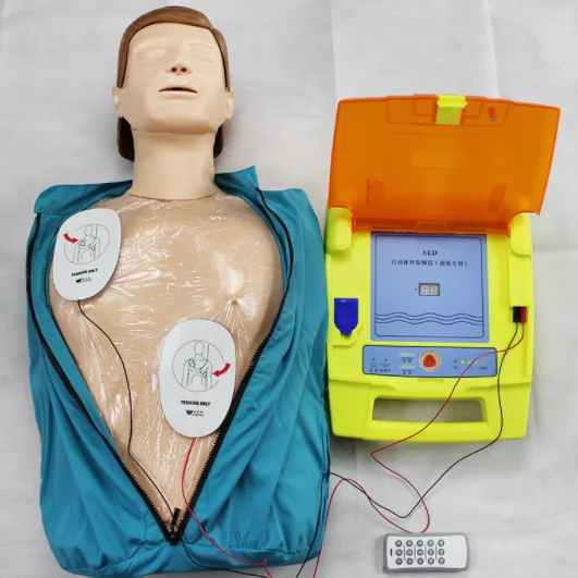 AED defibrillation training simulator for medical teaching,AED defibrillator for medical emergency training