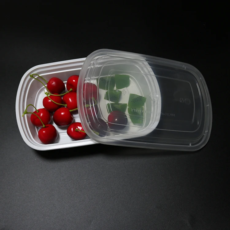 Одноразовый пластиковый контейнер для пудинга, салата, риса, слайма, суповая еда