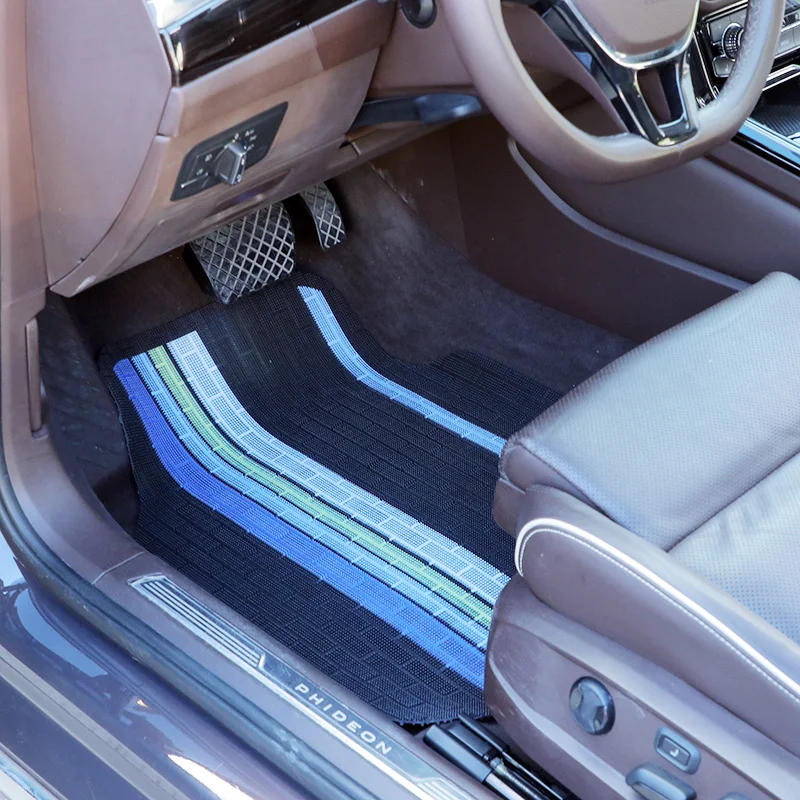 Квадратный кирпич модные дизайнерские аксессуары индивидуальные автомобильные коврики ПВХ коврик для ногтей подложка ног Kia Sportage