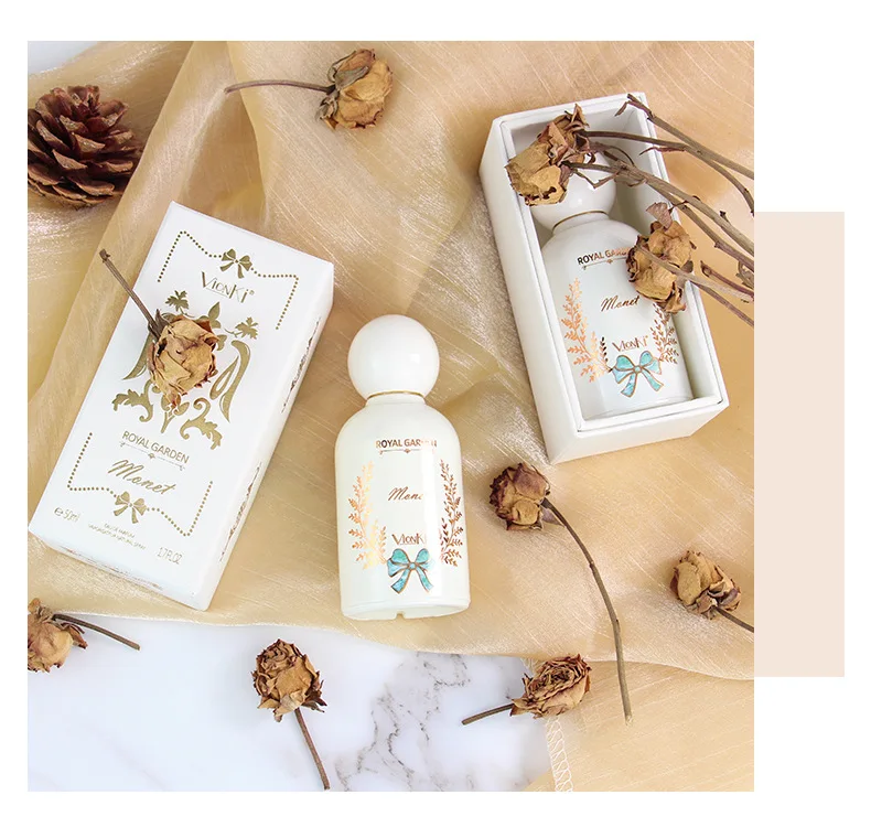 Wholesale Empty Perfume Bottles 30ml 50ml 100ml Electroplated perfume cosmetic oil glass bottles With Box Packaging Oem