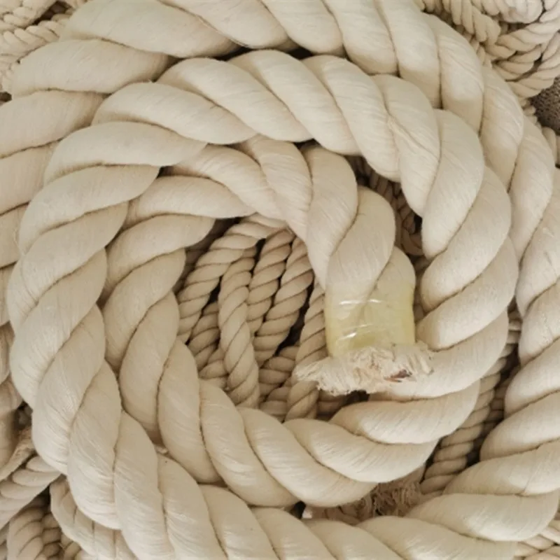 1inch 25mm Twisted Cotton Rope Natural Thick White Rope for Nautical sale