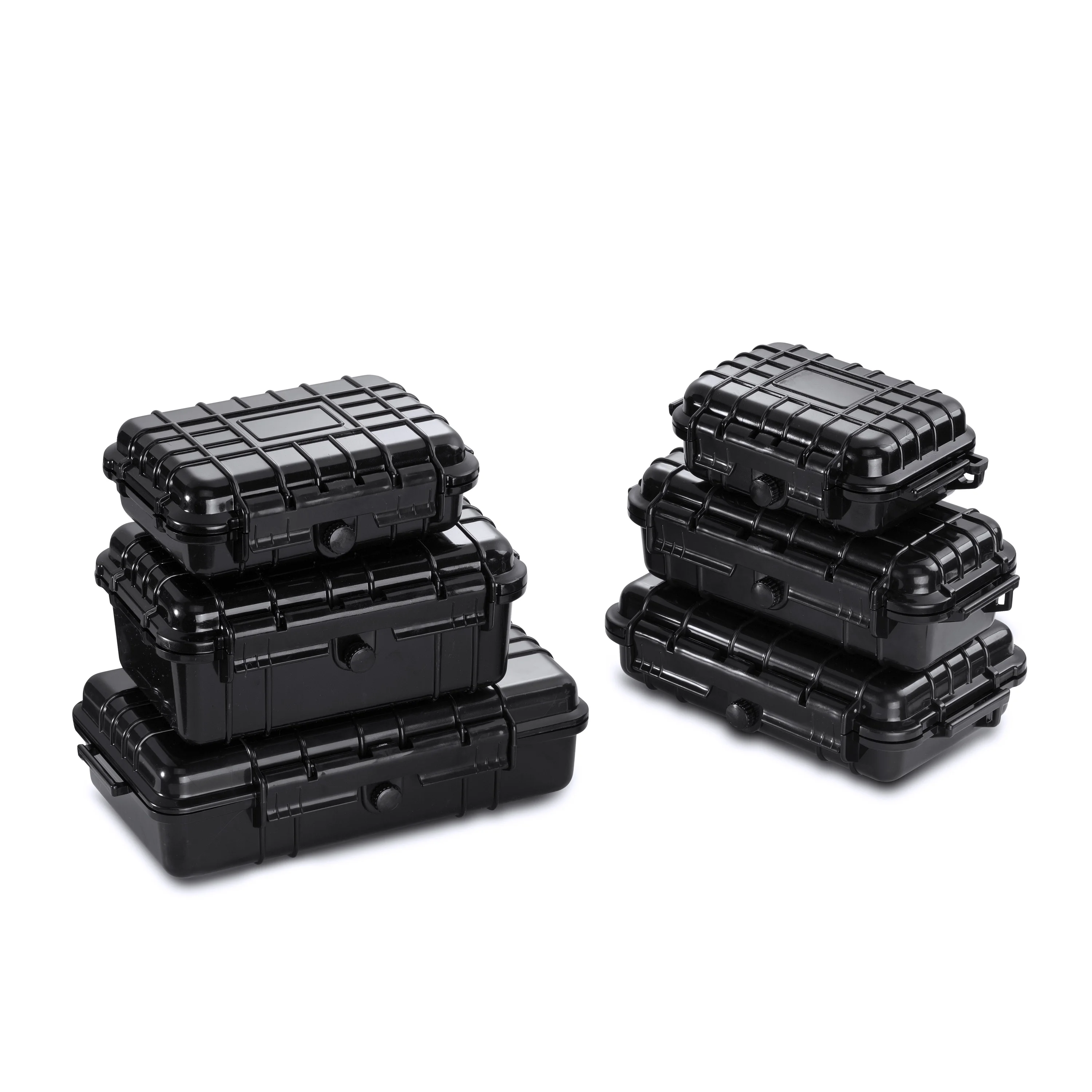 Convenient waterproof case black plastic waterproof micro case hard carrying phone case