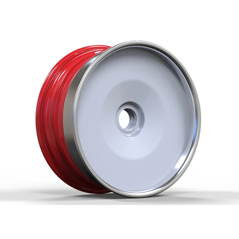 New Amazon Hotsale  3 pieces barrel shaft wheel steel  trash barrels with wheels