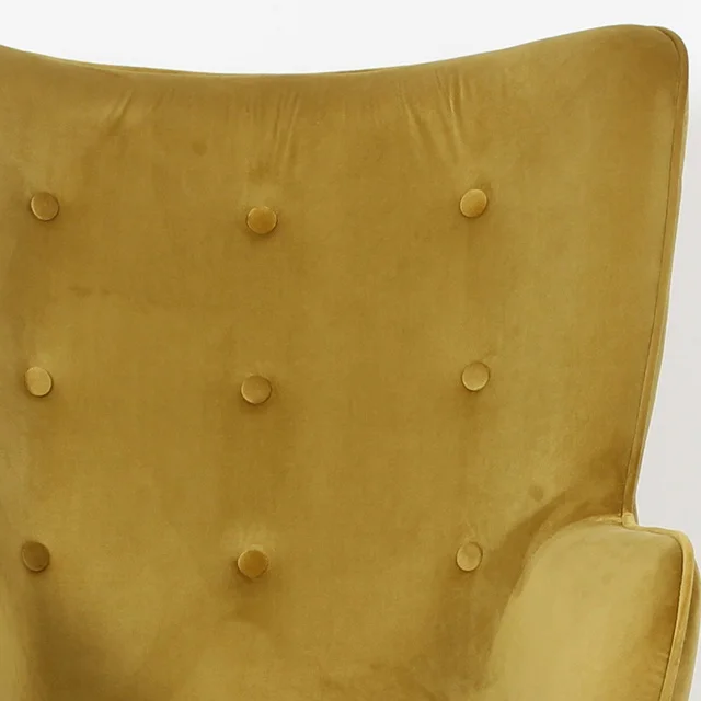 Laynsino Newest Design Hotel Living Room Lounge Chairs With Ottoman