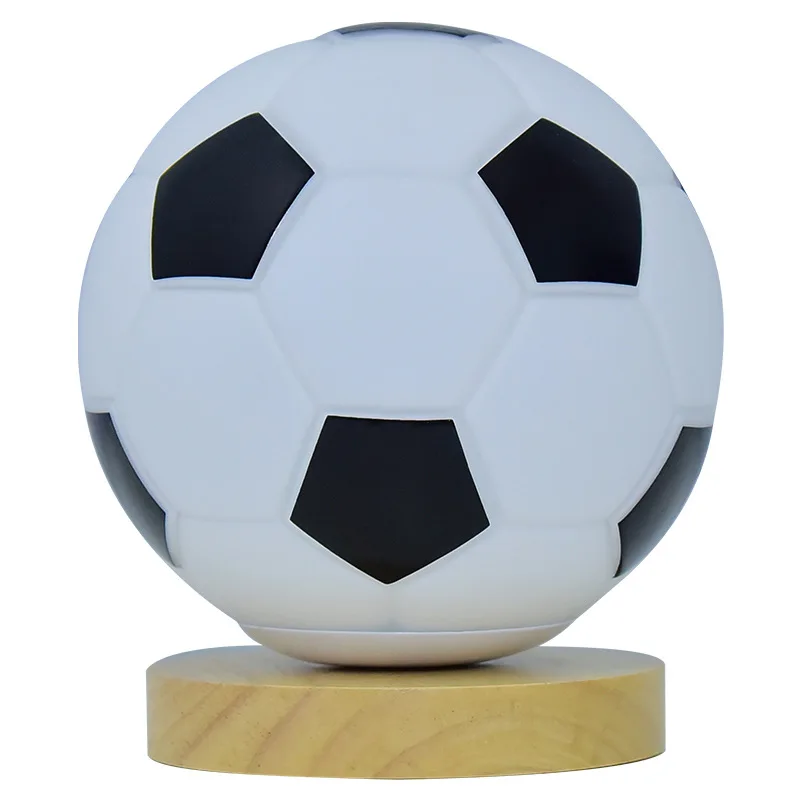 Table Desk Led Lamp Soccer Ball Usb Charge Lighting Bedroom Home Decoration Football Night Light