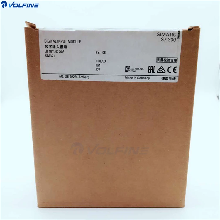 Siemens Compact PLC S7 300 SM321 S7-300 Analog Input Module 6ES7 321-1BH02-0AA0