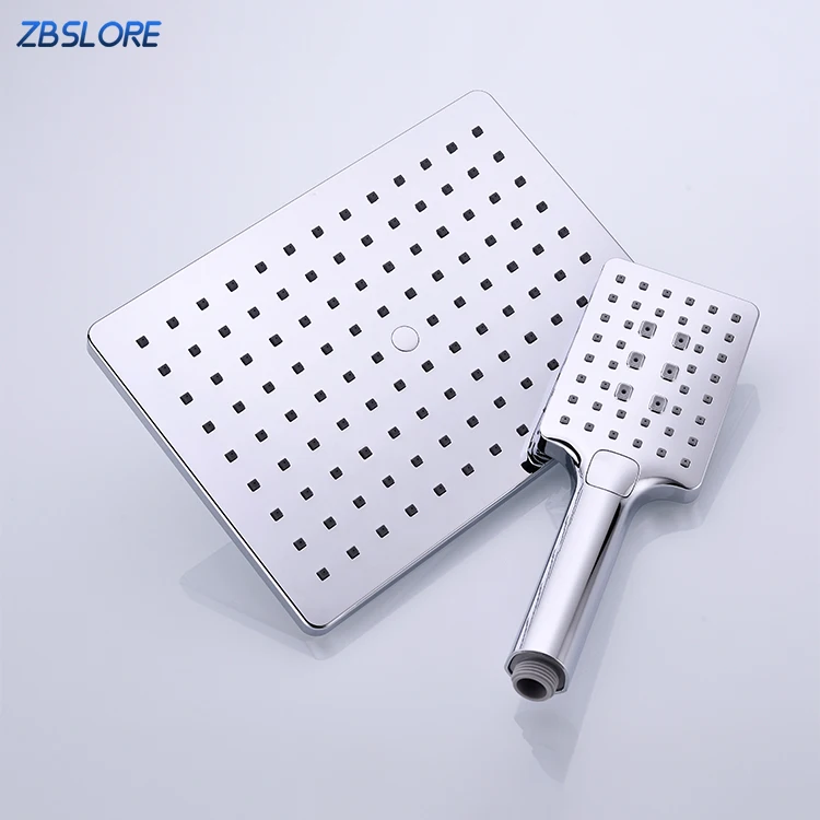 Fashion Bath Shower Mixer Hot Cold Bathroom 3-function Shower Faucet Set With Rainfall Shower Head