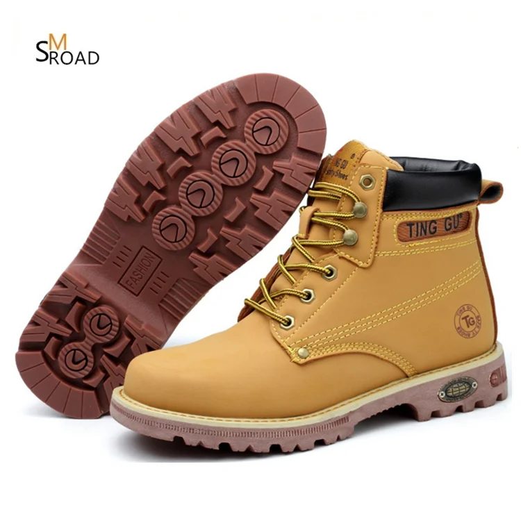 Водонепроницаемая защитная обувь, коричневые, черные мужские защитные ботинки со стальным носком