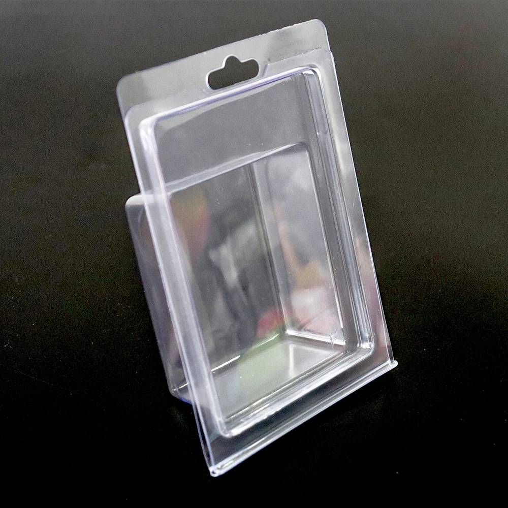 RZ Customized Disposable Display With Logo small Plastic Beauty Gift Boxes Compact Clamshelle Sliding Blister Card Packaging