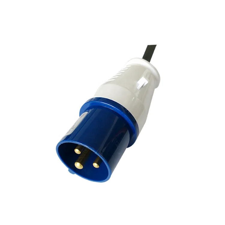 IP44 waterproof 16A 220V 3 pin electrical male and female industrial plug and socket