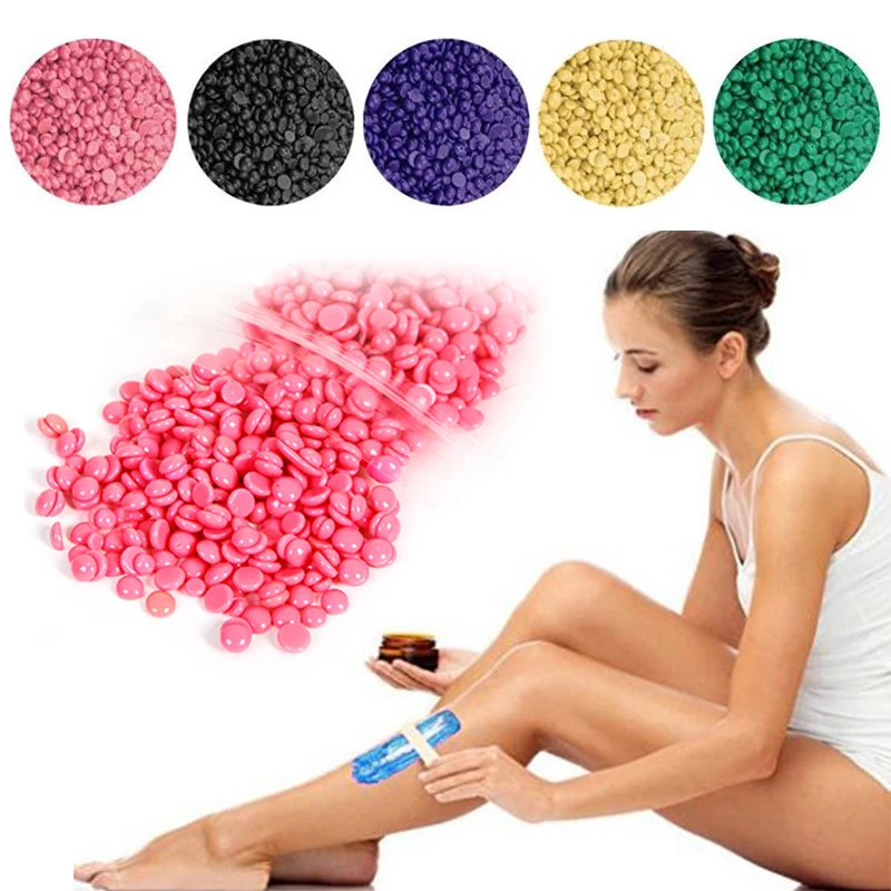 New Hair Removal Wax Beans Series 100g Solid Hard Wax Beans Paper Free Honey Wax Hair Removal All Over the Body