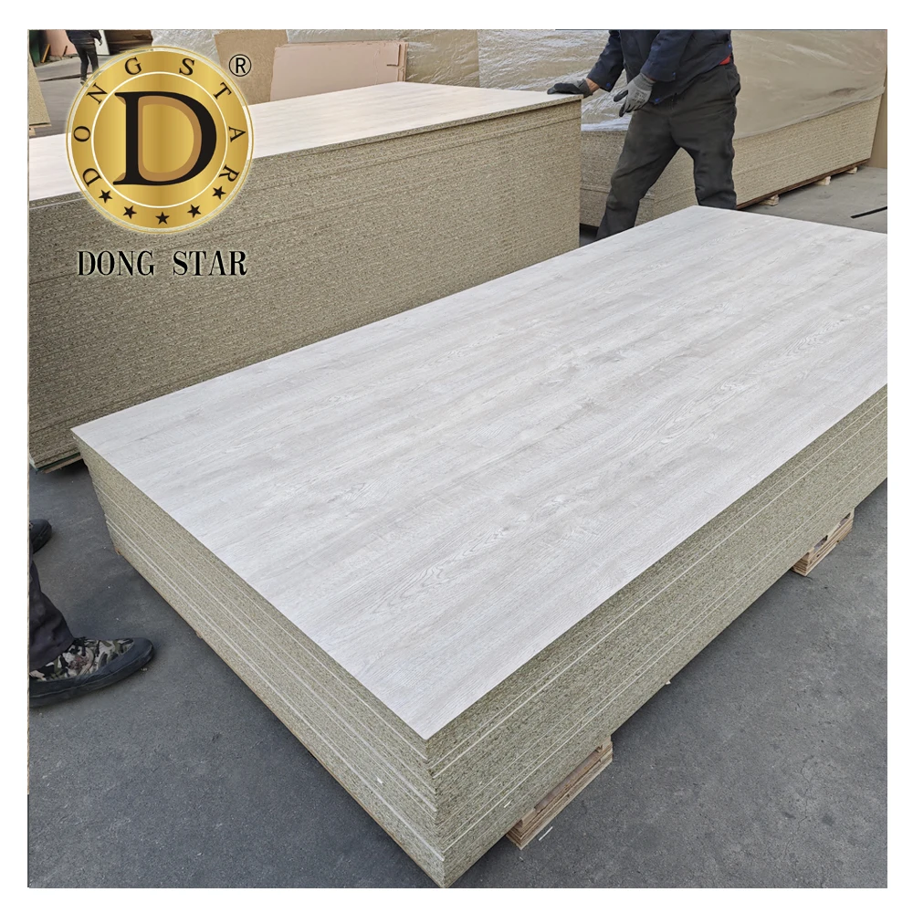 1220 x 2440mm White Laminated 4x8 Melamine CHIPBOARD PARTICLE BOARD Plywood board for Furniture