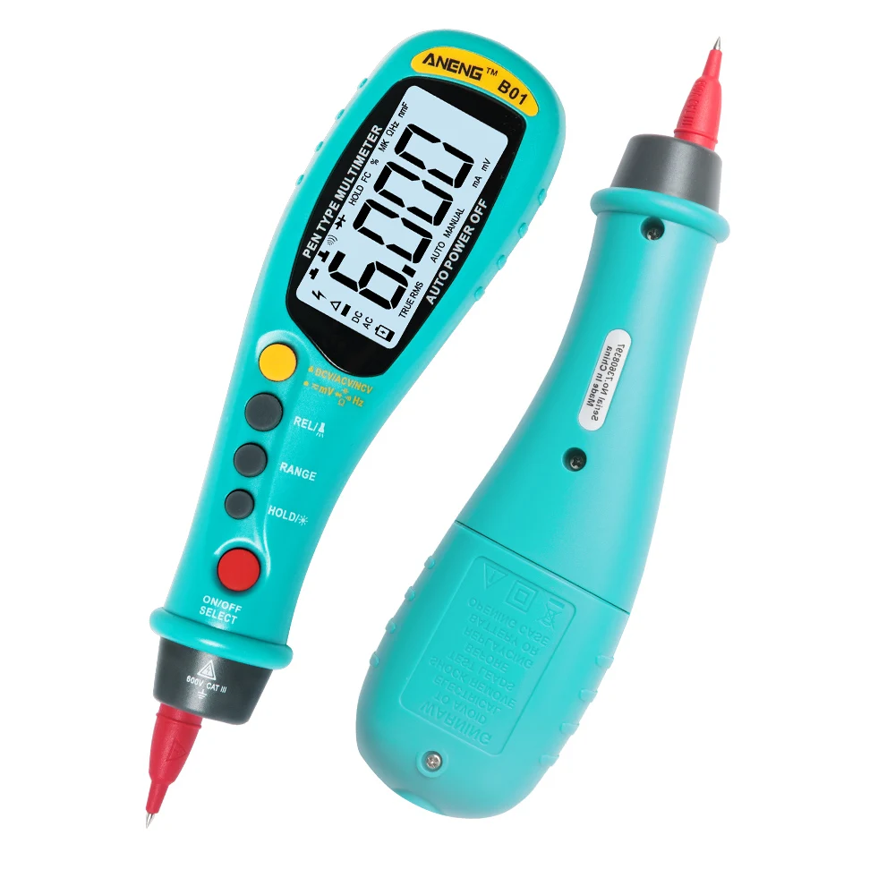 ANENG B01 Pen Type Digital Multimeter 6000 Counts Capacitor Tester Testers be True Transistor Tester Smd Digital Meter
