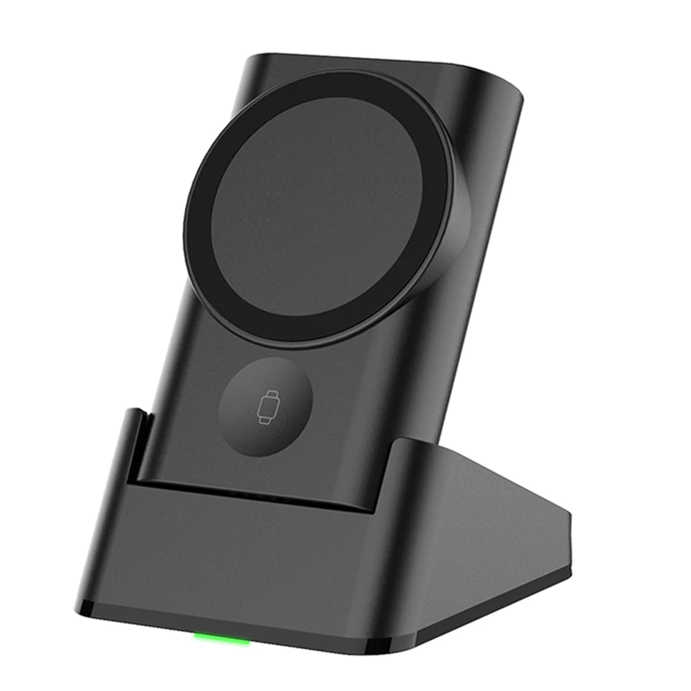 3 in 1 Magnetic Wireless Charger Powerbank for Apple Watch 7/SE/6/5 Portable 5200mA Power Bank for iPhone 12 13/Android