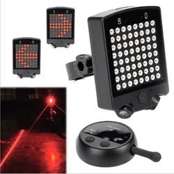 Bicycle Turn Signal Stop Lamp Mountain Bike Brake USB Rechargeable Laser Projection Intelligent Induction Automatic Taillight