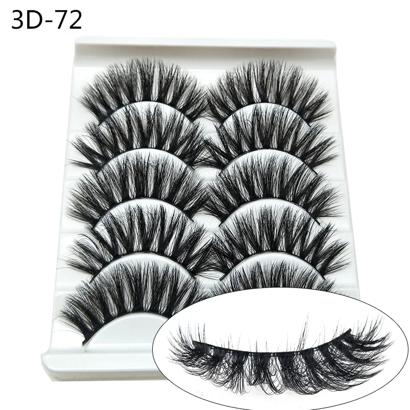 
NAGARAKU 3D Mink false eyelashes Full Strip Lashes wholesale vendor 5 pairs hot sale bulk private label OEM fashion lash 