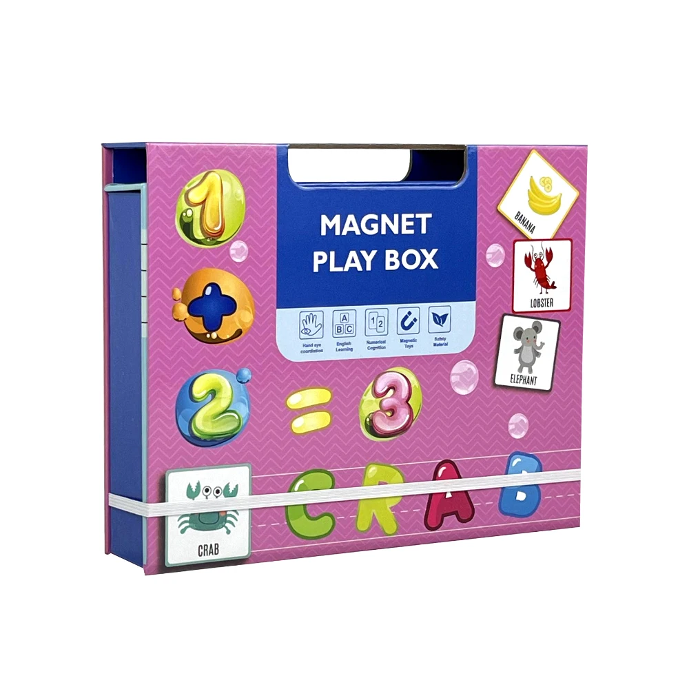 Kids Educational Alphabets Learning Kids Magnetic Learning Alphabet Toddler Magnet Jigsaw Puzzle Educational Toy Play Box