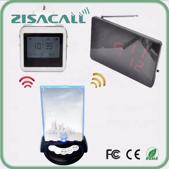 Wireless restaurant ordering call button system  table service call bell button