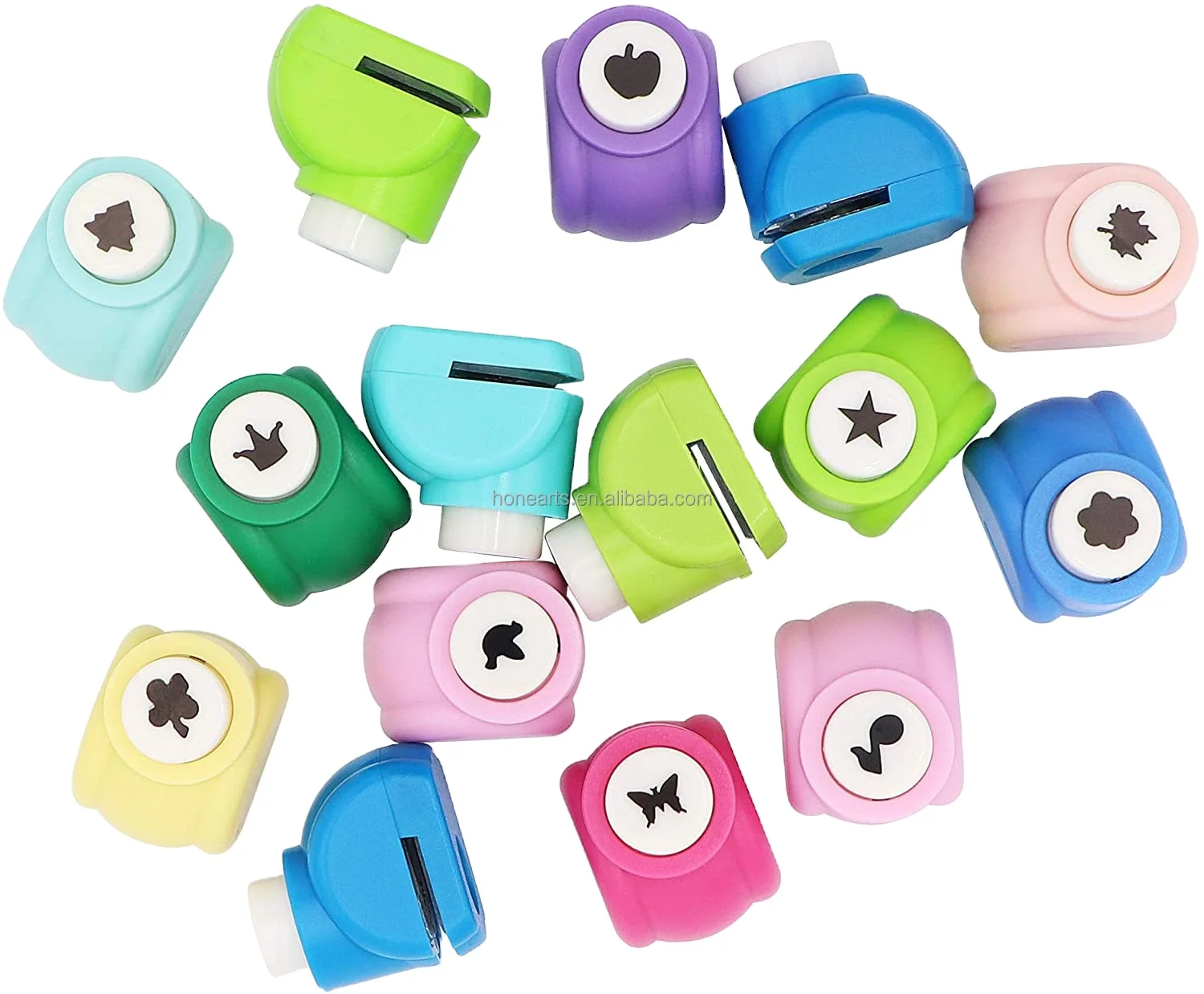 Оптовая продажа изготовленный на заказ дырокол для бумаги скрапбукинга детский «сделай сам» предназначен высечки формы пластиковый мини