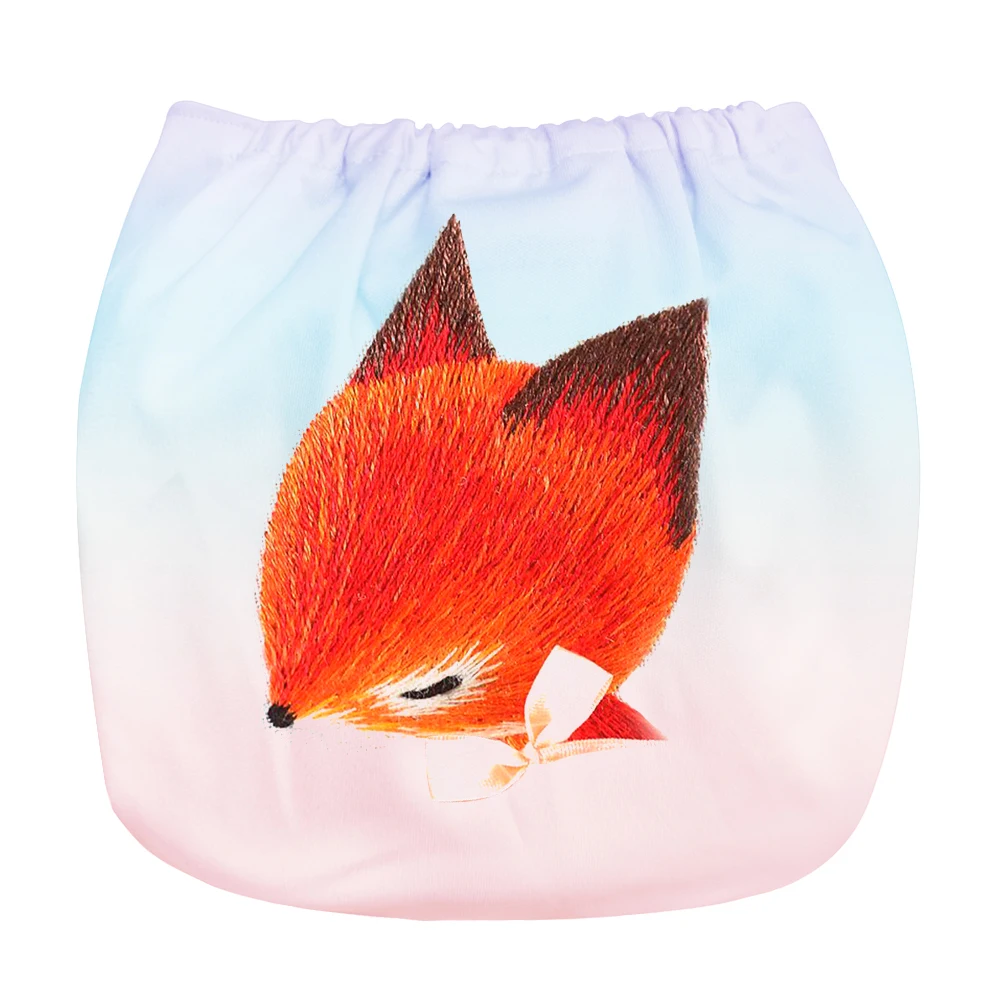 Eco friendly elf pocket custom embroidered bamboo reusable newborn nappies one size adjustable wholesale baby cloth diapers