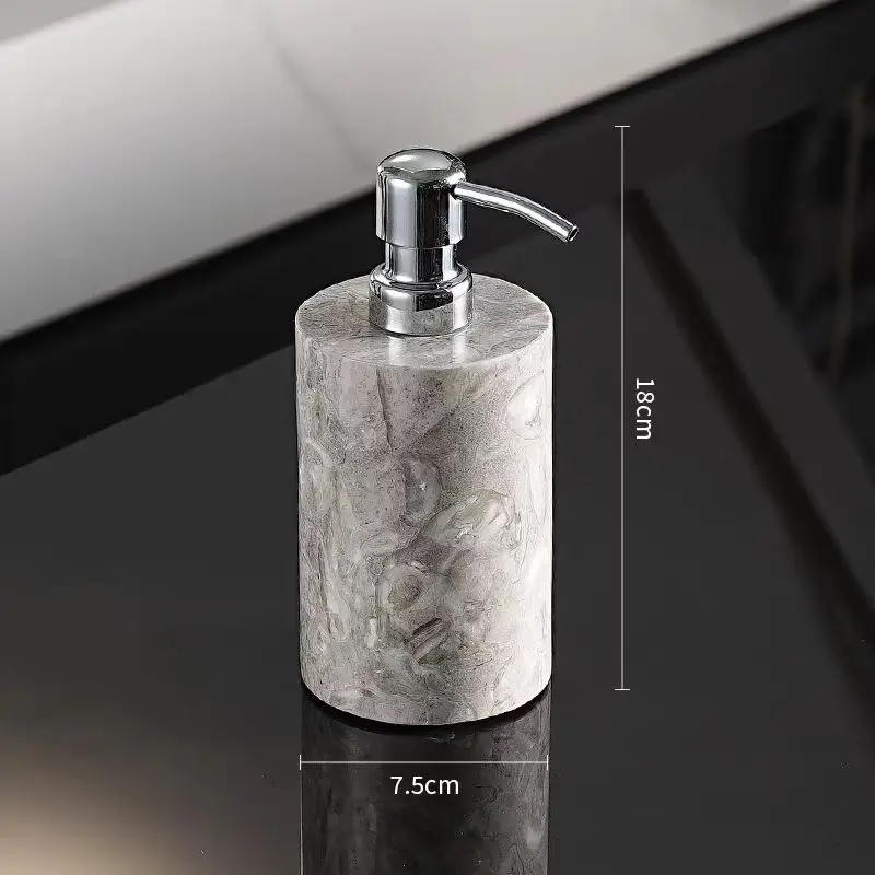 Wholesale High-end Custom Hand Wash Pump Set For Home & Hotel Decor For Shooting Props Storage Beige Wind Bathroom