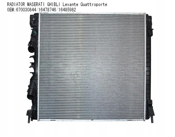 Автомобильный радиатор для Renault logan, алюминиевый сердечник, пластиковый резервуар, oem:214100598R