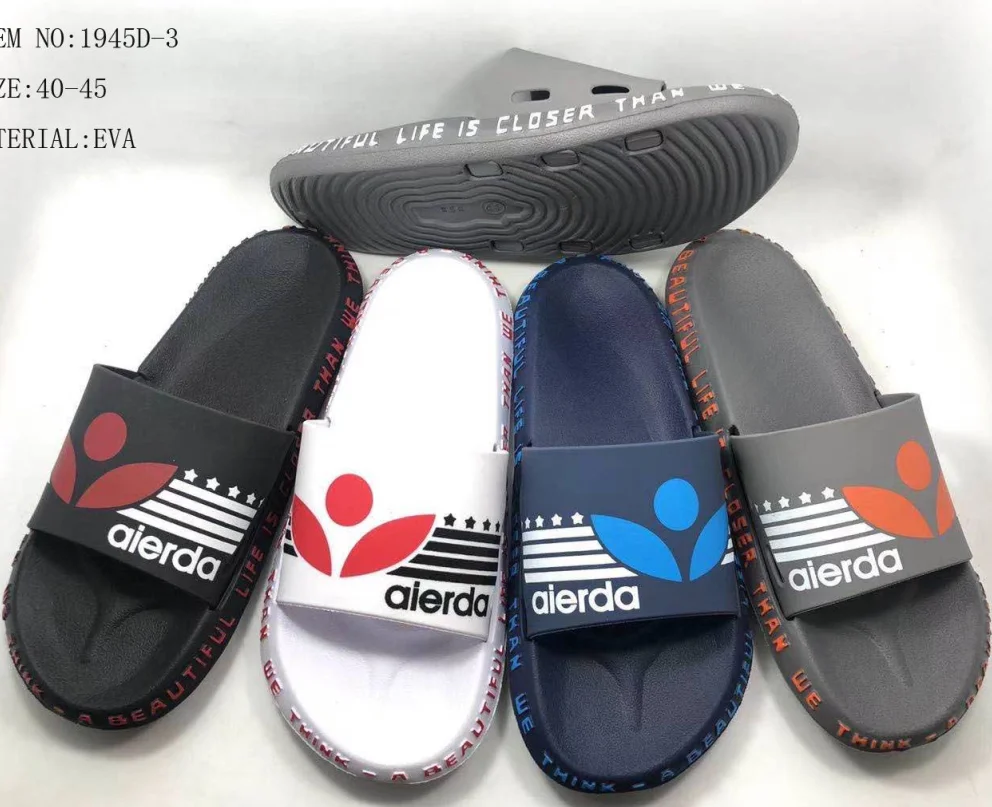 China Cheap Sandals Men Slippers,Custom Printed Summer Slippers  ,Wholesale Fashion Custom Slippers men