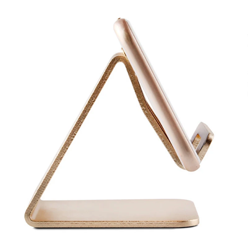 Custom Desktop Mobile Cellphone Bracket Metal Stand Desk Table Aluminum Alloy Universal Phone Holder
