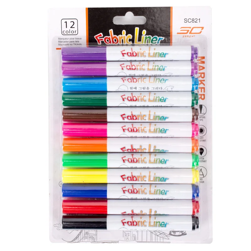 Kids Washable Broadline Dry Erase Markers from 6 to 12 colors
